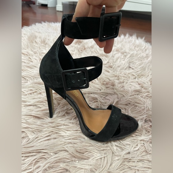 2 for $15 Aldo black sandals , Heels | ankle straps | size 38 - Picture 3 of 6